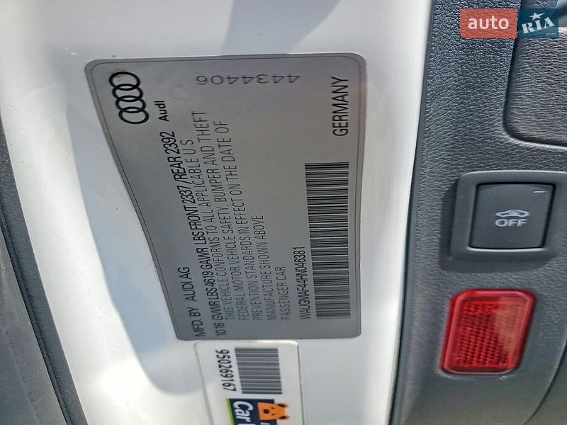 Седан Audi A4 2017 в Тернополі фото 8 Седан Audi A4 2017 в Тернополі