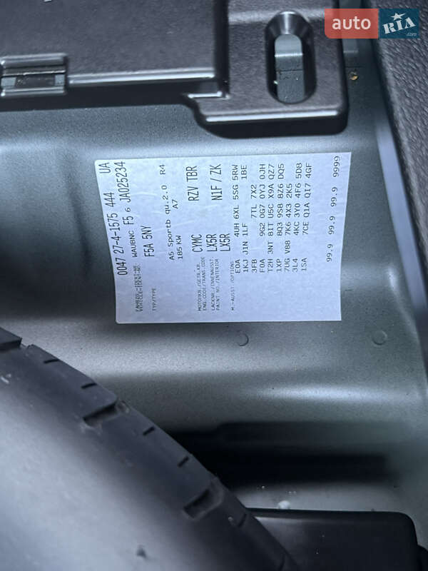 Лифтбек Audi A5 Sportback 2017 в Киверцах