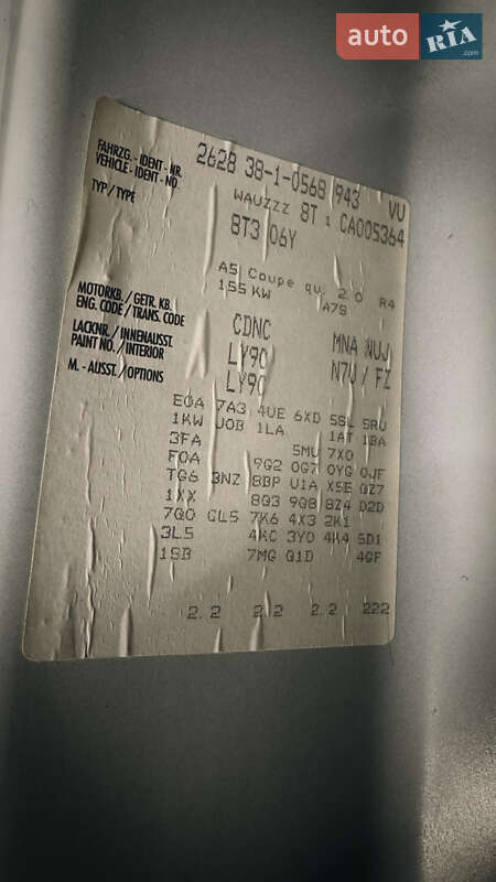 Купе Audi A5 2011 в Киеве