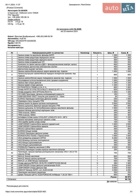 Купе Audi A5 2015 в Одессе