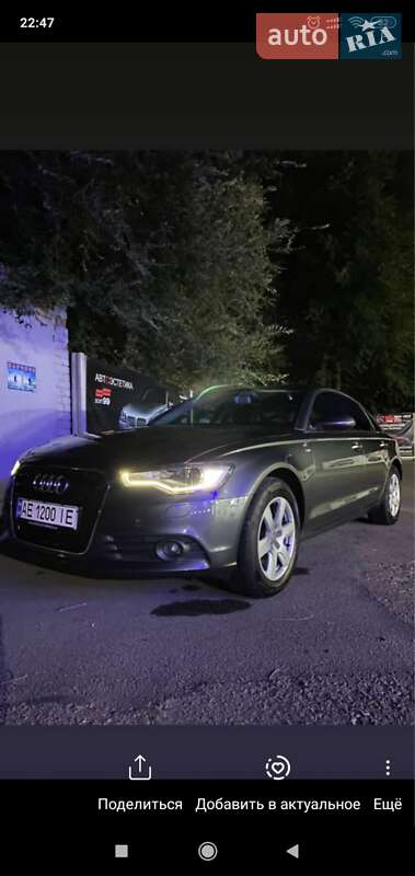 Седан Audi A6 2012 в П'ятихатках