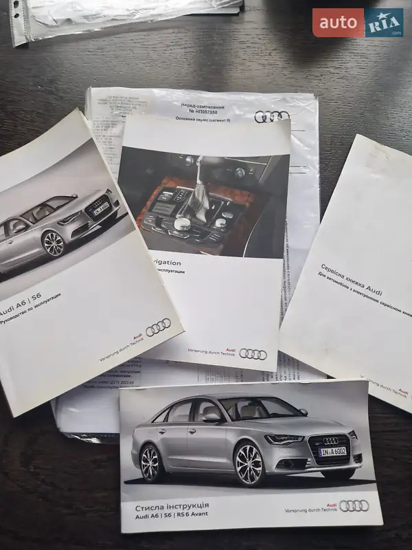 Седан Audi A6 2014 в Львове документ