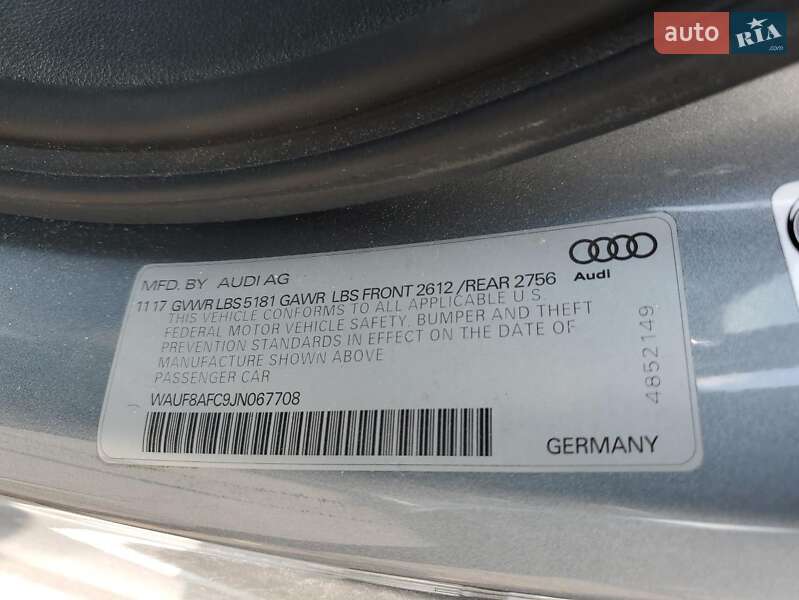 Седан Audi A6 2017 в Львове