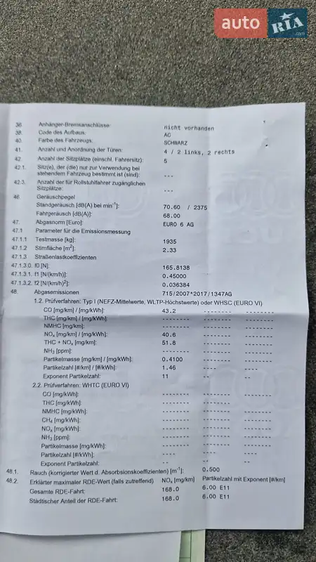 Універсал Audi A6 2018 в Ковелі документ