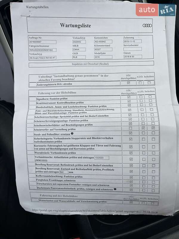 Универсал Audi A6 2015 в Ужгороде