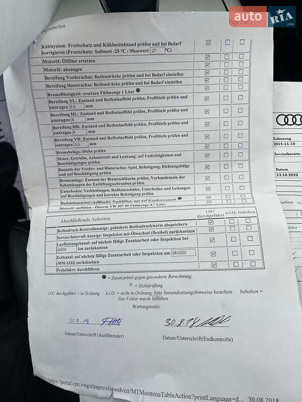 Универсал Audi A6 2015 в Ужгороде