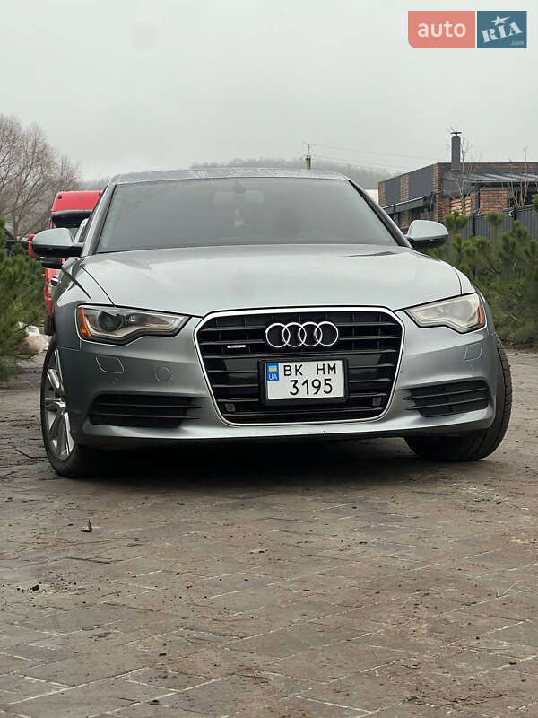 2013 Audi A6, VIN WAUGFAFC9EN012398:plate — фото 1 (autoria)
