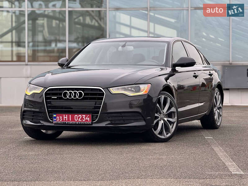 2012 Audi A6, VIN WAUGFAFC0DN051248:plate — фото 1 (autoria)