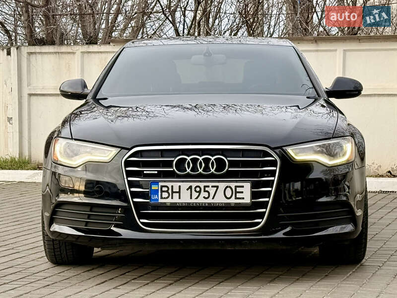 2012 Audi A6, VIN WAUGFAFC4DN082731:plate — фото 1 (autoria)