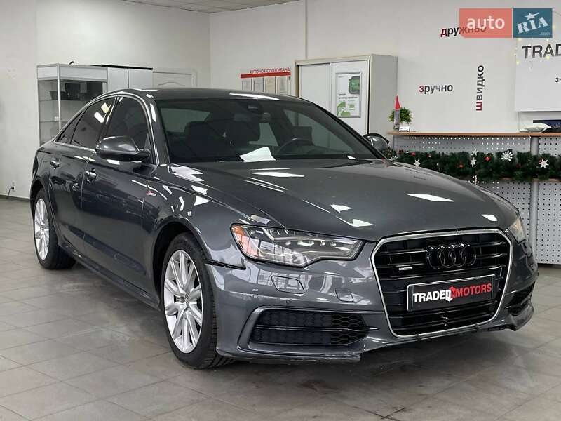 2014 Audi A6, VIN WAUHGAFC4FN005166:plate — фото 1 (autoria)