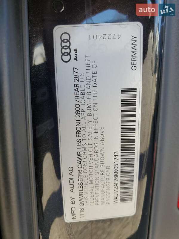 Седан Audi A6 2019 в Львове