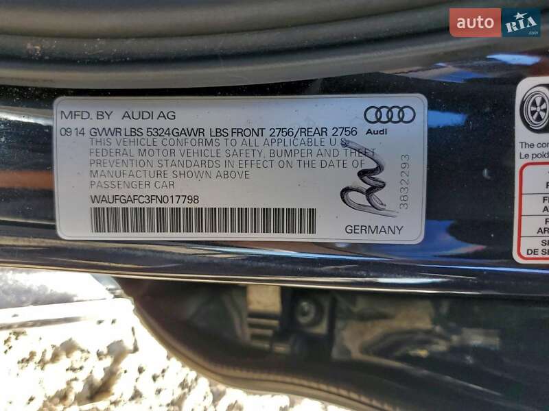 Седан Audi A6 2016 в Днепре