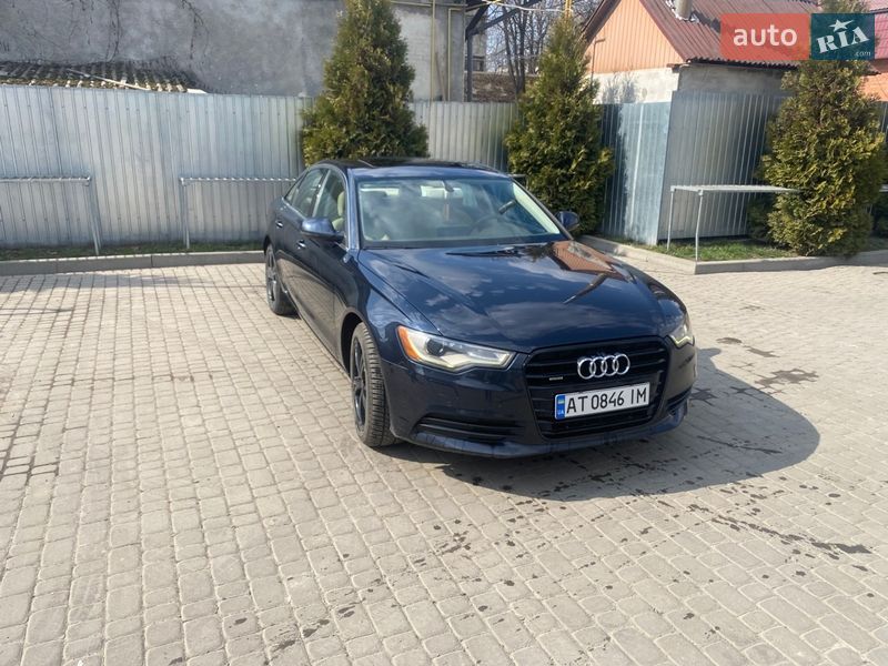 2013 Audi A6, VIN WAUGFAFCXEN091581:plate — фото 1 (autoria)