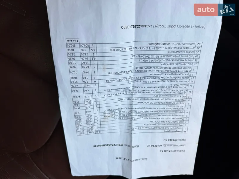 Седан Audi A6 2015 в Івано-Франківську документ 2 фото Седан Audi A6 2015 в Івано-Франківську документ