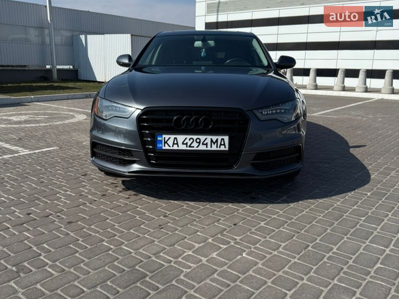 2014 Audi A6, VIN WAUHGAFC3EN142565:plate — фото 1 (autoria)