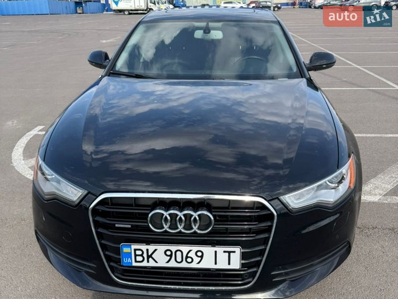 2013 Audi A6, VIN WAUGGAFC8DN131488:plate — фото 1 (autoria)