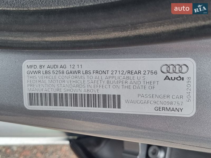Седан Audi A6 2011 в Ирпене