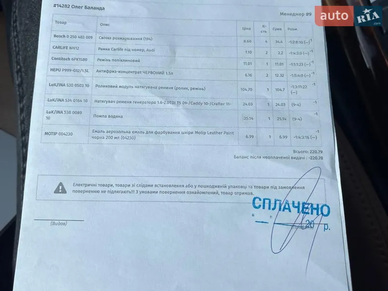 Универсал Audi A6 2011 в Львове документ 2 фото Универсал Audi A6 2011 в Львове документ