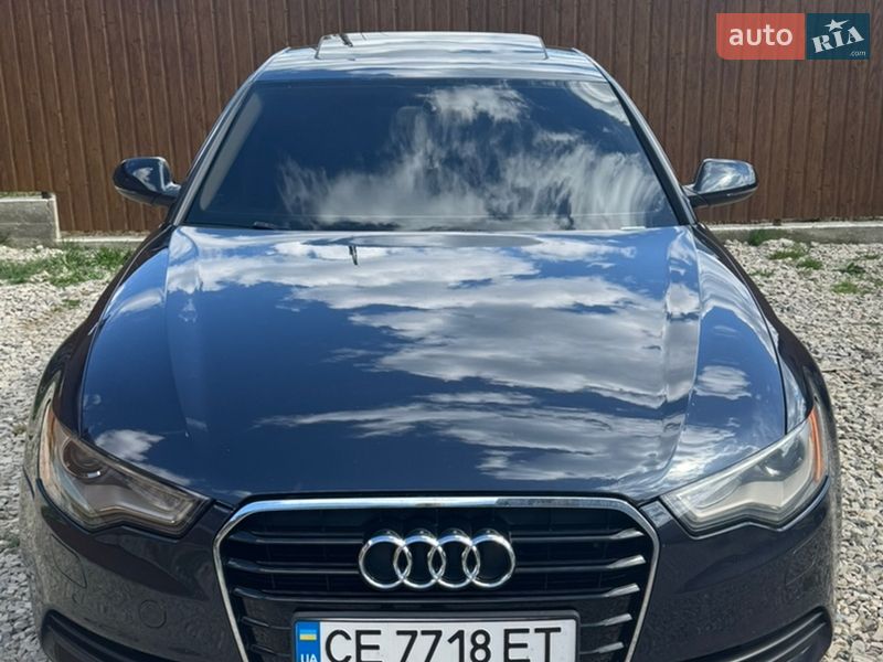 2013 Audi A6, VIN WAUGFAFC4EN033627:plate — фото 1 (autoria)