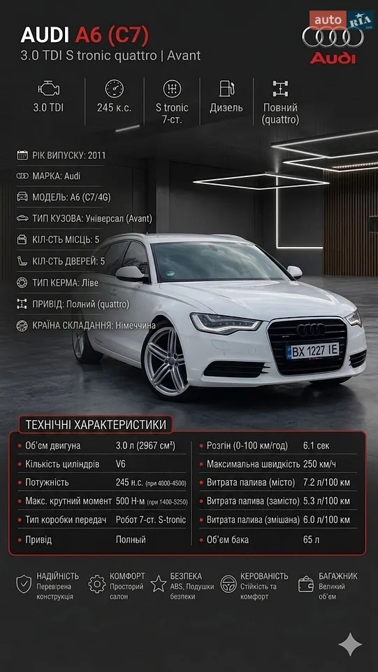 2011 Audi A6 - мініатюра 89