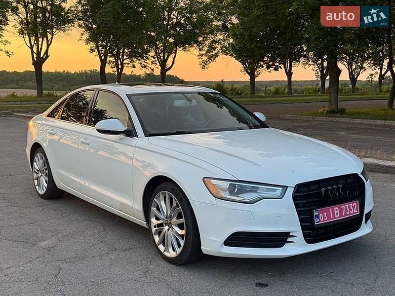 2014 Audi A6, VIN WAUCFAFC3EN110857:plate — фото 1 (autoria)