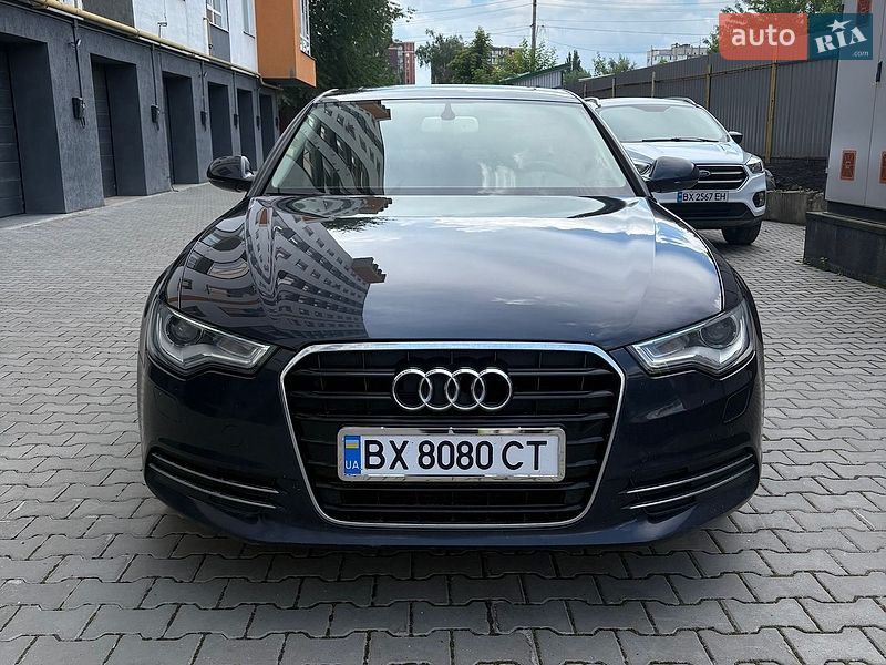 2014 Audi A6, VIN WAUGFAFC2FN017900:plate — фото 1 (autoria)