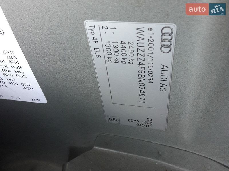 Универсал Audi A6 2011 в Шостке