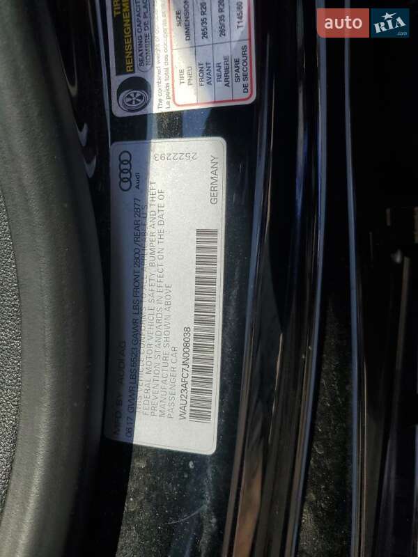 Ліфтбек Audi A7 Sportback 2017 в Києві фото 12 Ліфтбек Audi A7 Sportback 2017 в Києві