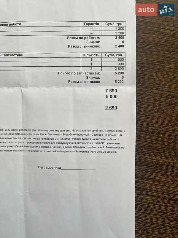 Ліфтбек Audi A7 Sportback 2011 в Києві документ