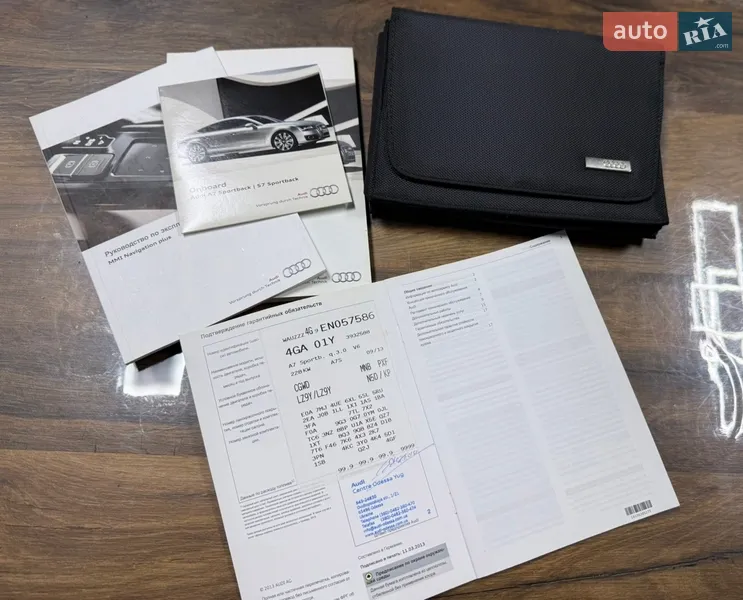 Лифтбек Audi A7 Sportback 2013 в Одессе документ