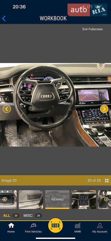 Седан Audi A8 2018 в Львове