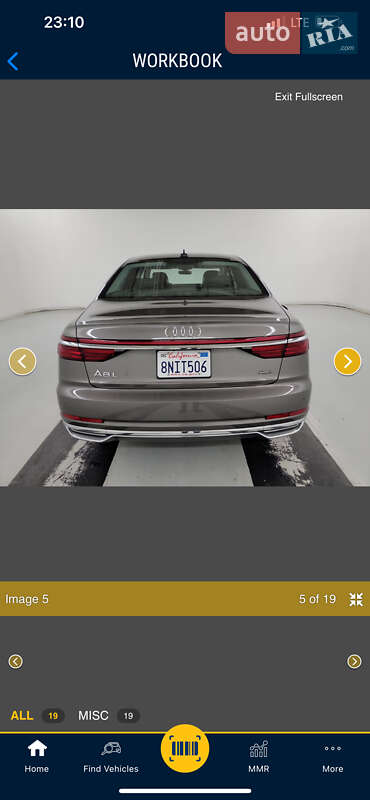 Седан Audi A8 2019 в Львове