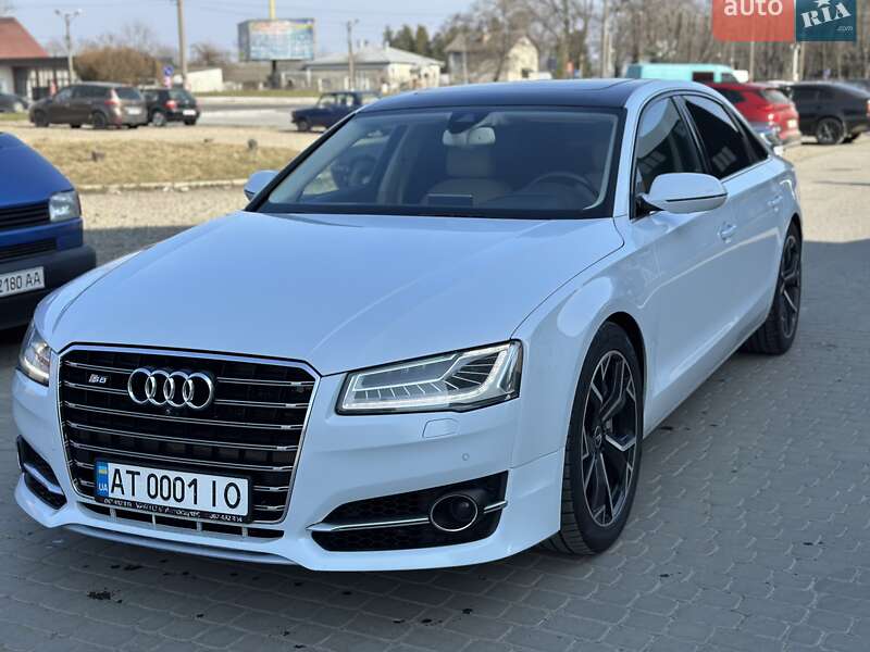 2015 Audi A8 L, VIN WAU3GAFD2FN034524:plate — фото 1 (autoria)