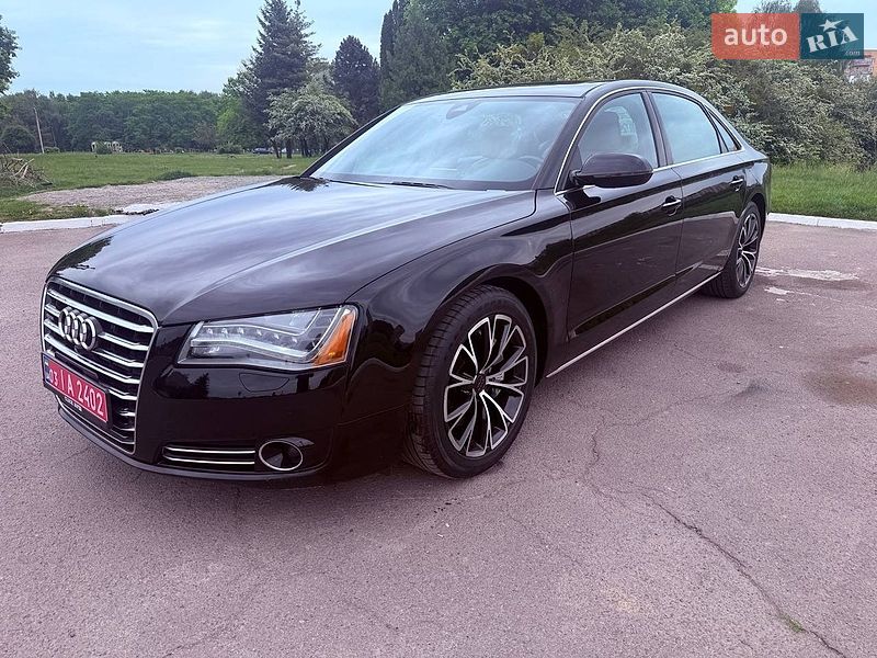 2014 Audi A8, VIN WAURMAFD4EN000599:plate — фото 1 (autoria)
