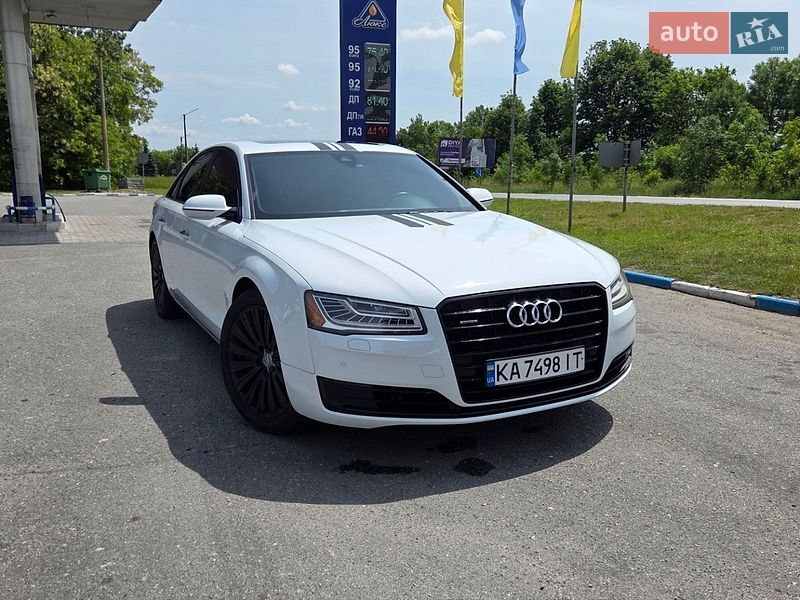 2015 Audi A8, VIN WAUJGAFD8FN034437:plate — фото 1 (autoria)