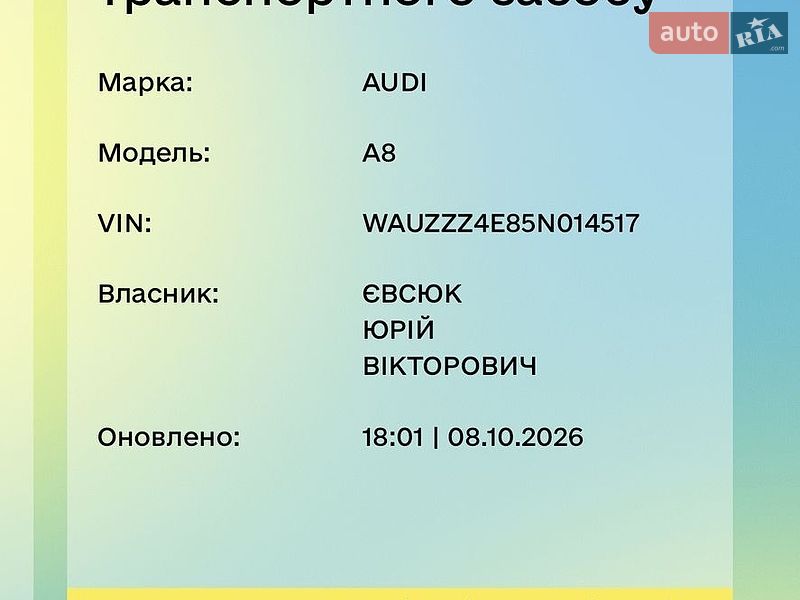 Audi A8 2005