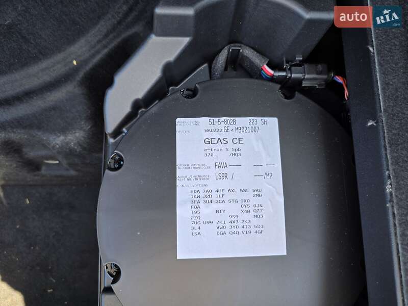 Позашляховик / Кросовер Audi e-tron S Sportback 2021 в Ковелі фото 42 Позашляховик / Кросовер Audi e-tron S Sportback 2021 в Ковелі