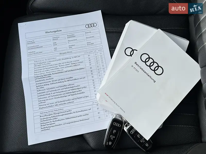 Внедорожник / Кроссовер Audi e-tron S Sportback 2022 в Луцке документ