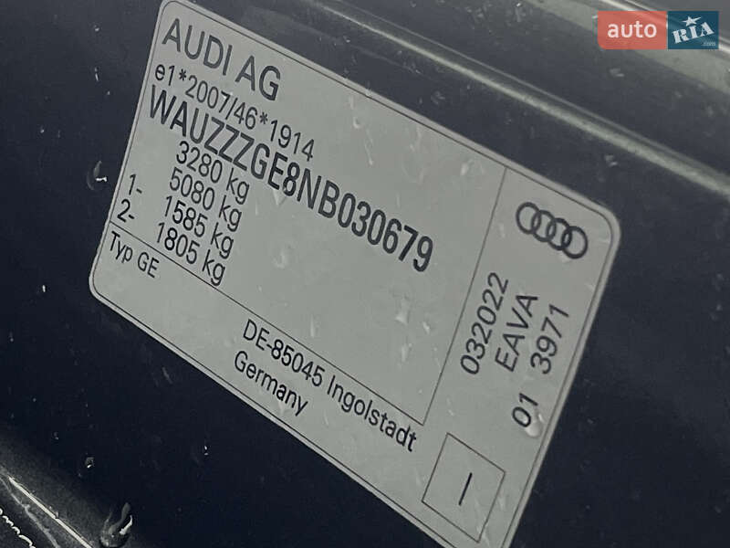 Позашляховик / Кросовер Audi e-tron S Sportback 2022 в Луцьку