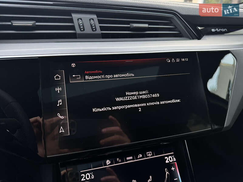 Позашляховик / Кросовер Audi e-tron S Sportback 2021 в Ужгороді