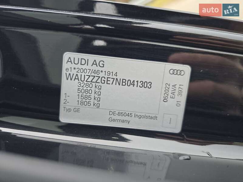 Внедорожник / Кроссовер Audi e-tron S 2022 в Ковеле фото 47 Внедорожник / Кроссовер Audi e-tron S 2022 в Ковеле