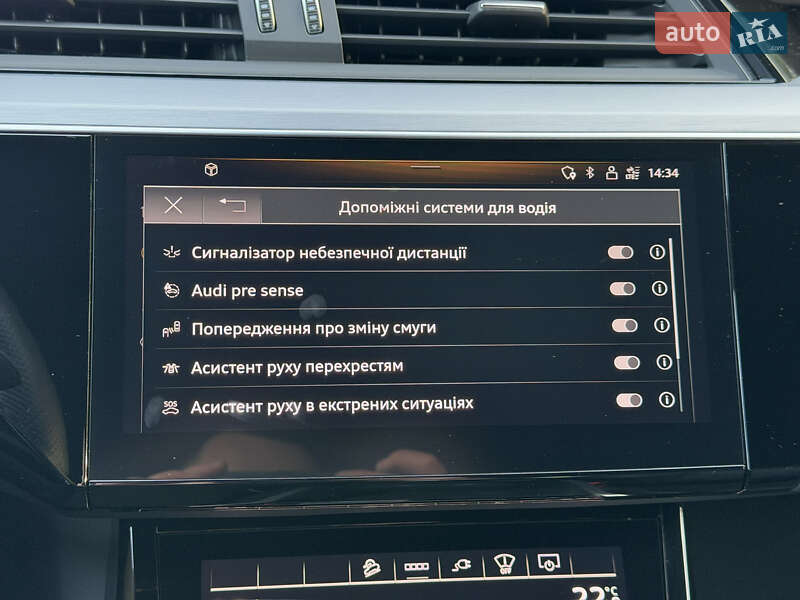Внедорожник / Кроссовер Audi e-tron S 2022 в Ковеле фото 142 Внедорожник / Кроссовер Audi e-tron S 2022 в Ковеле