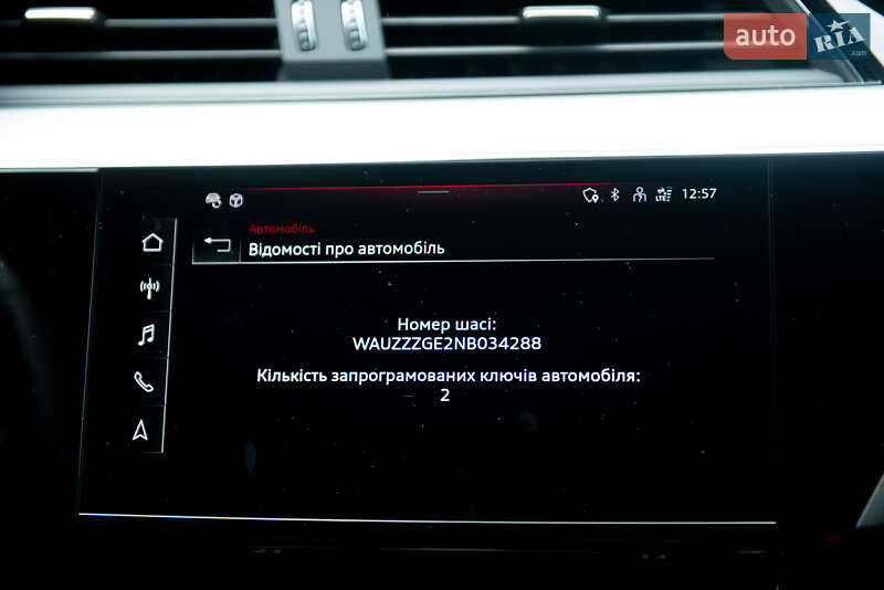 Позашляховик / Кросовер Audi e-tron Sportback 2022 в Мукачевому