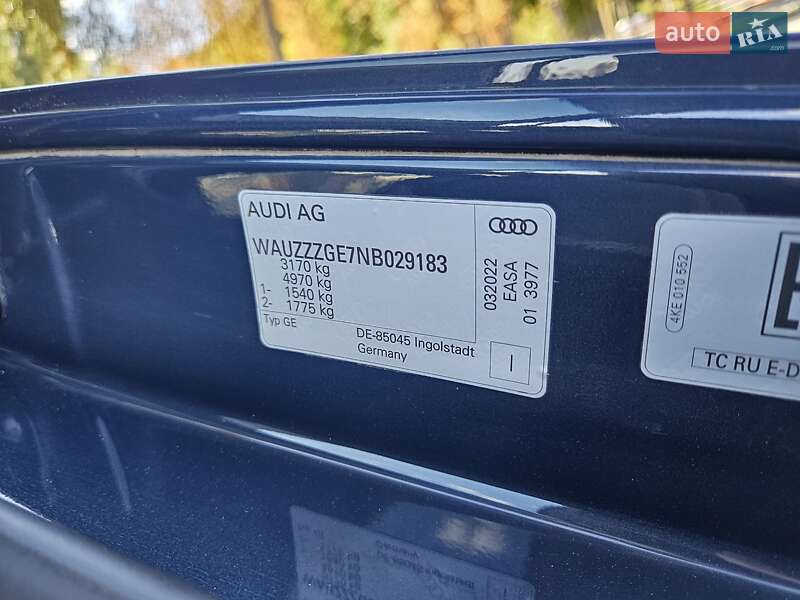 Внедорожник / Кроссовер Audi e-tron Sportback 2022 в Киеве фото 34 Внедорожник / Кроссовер Audi e-tron Sportback 2022 в Киеве