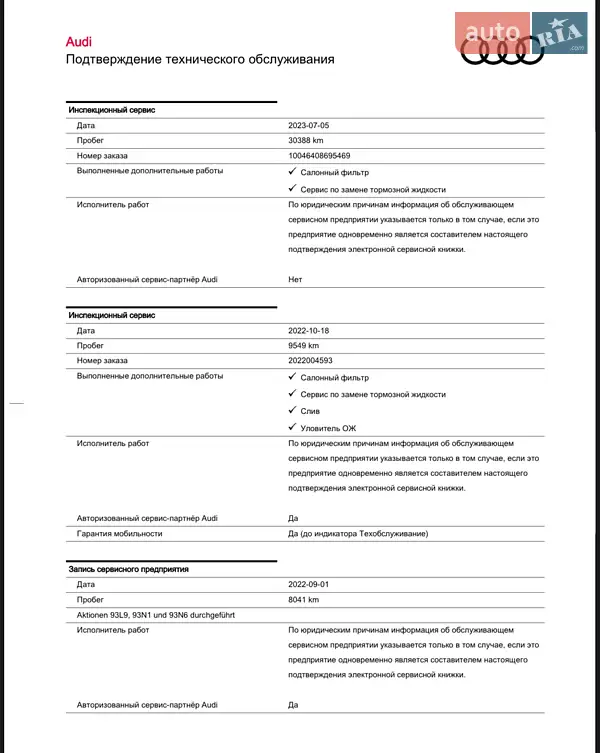 Позашляховик / Кросовер Audi e-tron Sportback 2021 в Львові документ 2 фото Позашляховик / Кросовер Audi e-tron Sportback 2021 в Львові документ