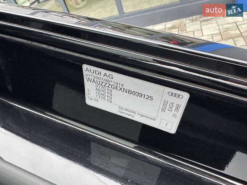 Позашляховик / Кросовер Audi e-tron Sportback 2022 в Рівному