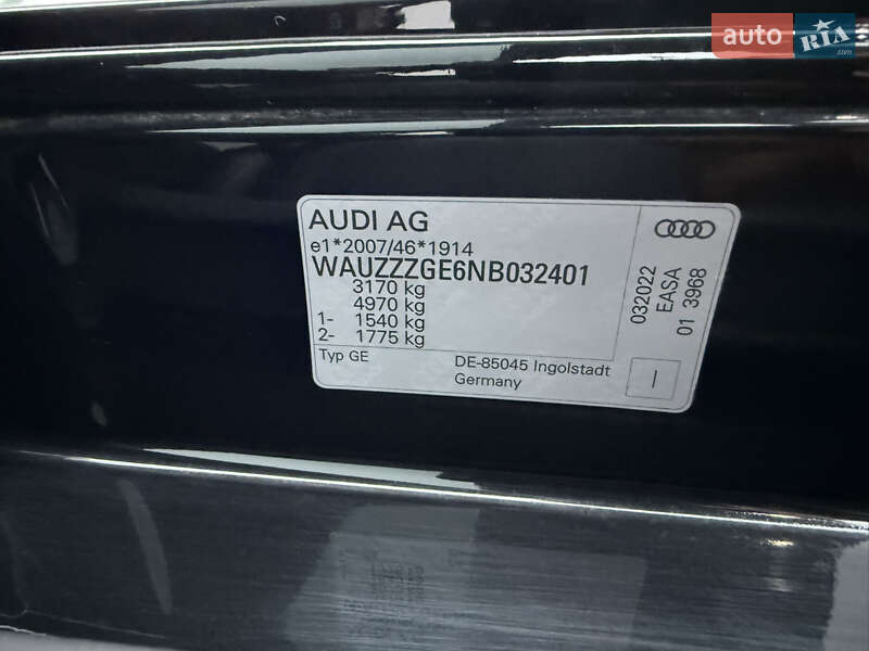 Позашляховик / Кросовер Audi e-tron Sportback 2022 в Луцьку