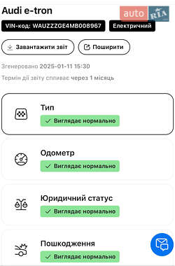 Внедорожник / Кроссовер Audi e-tron 2020 в 