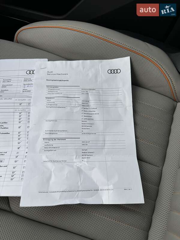 Внедорожник / Кроссовер Audi e-tron 2022 в Киеве