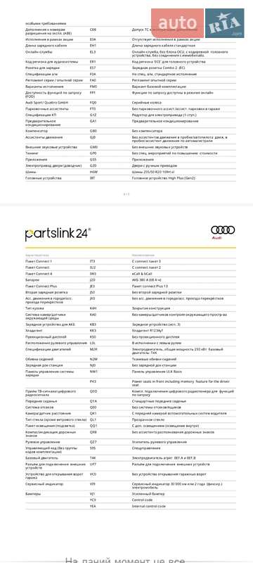 Внедорожник / Кроссовер Audi e-tron 2019 в Луцке